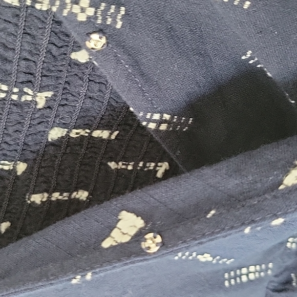 Madewell Jacquard Puff-Sleeve Empire Top, Size Small - Picture 10 of 10